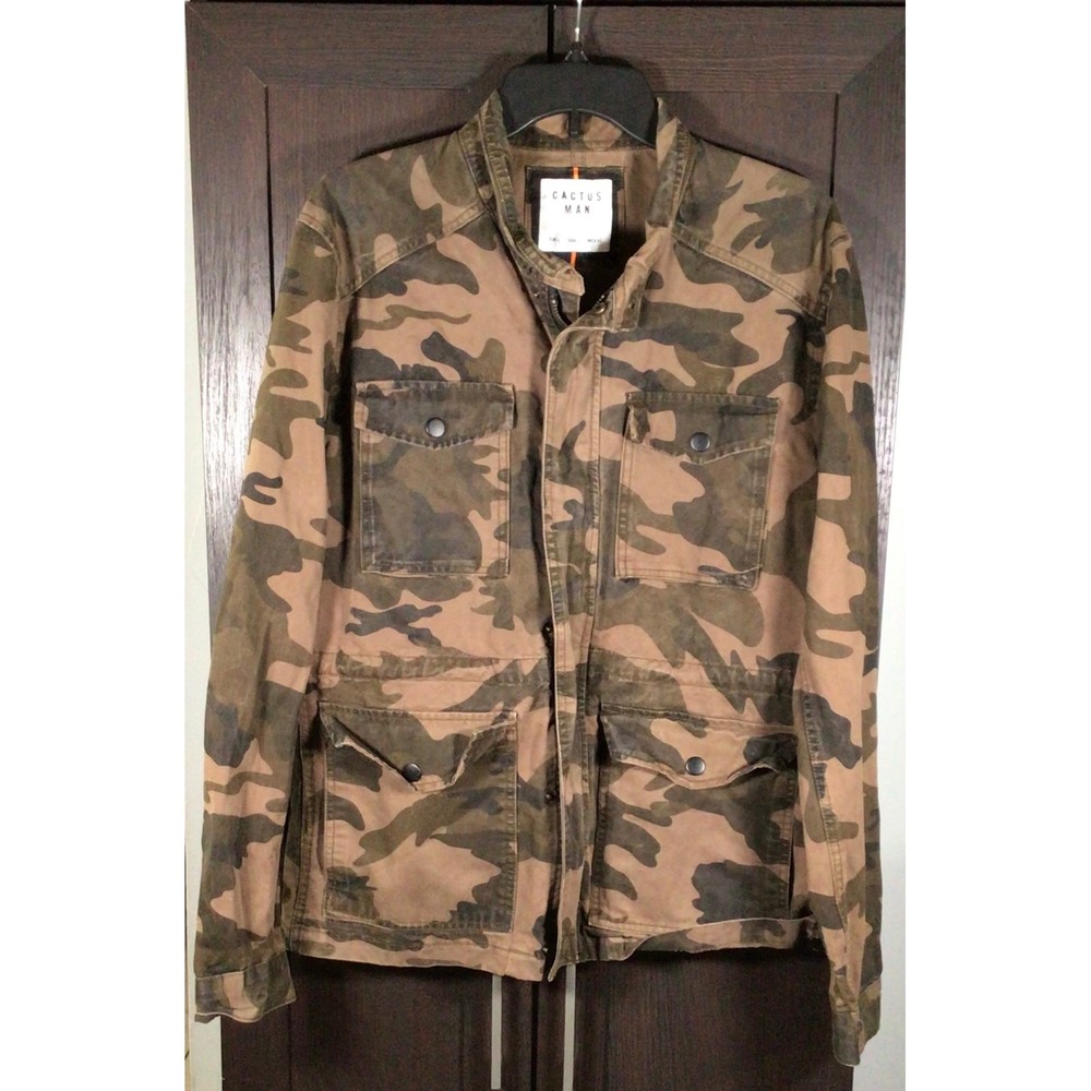 Cactus Man Ricky Singh Camo Field Jacket L Military Utility Gorpcore Streetwear